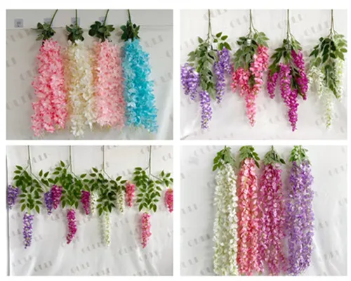 Kuidas valida siidi ja PU kunstliku wisteria vahel?