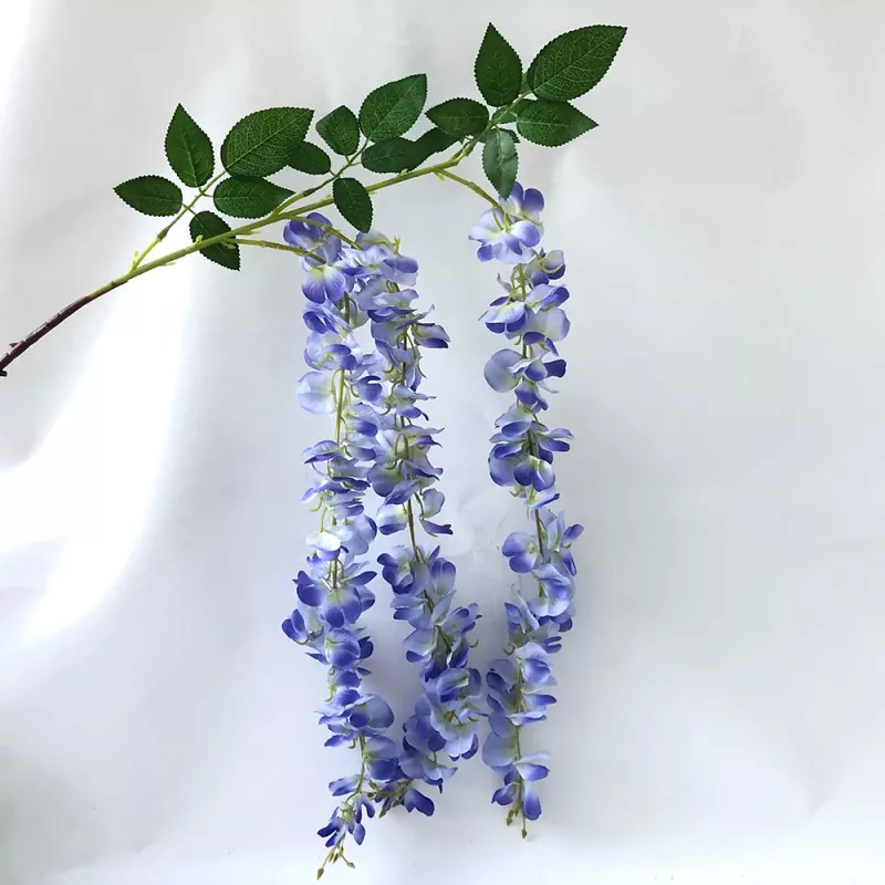 Kunstlik wisteria viinapuu siidlilled