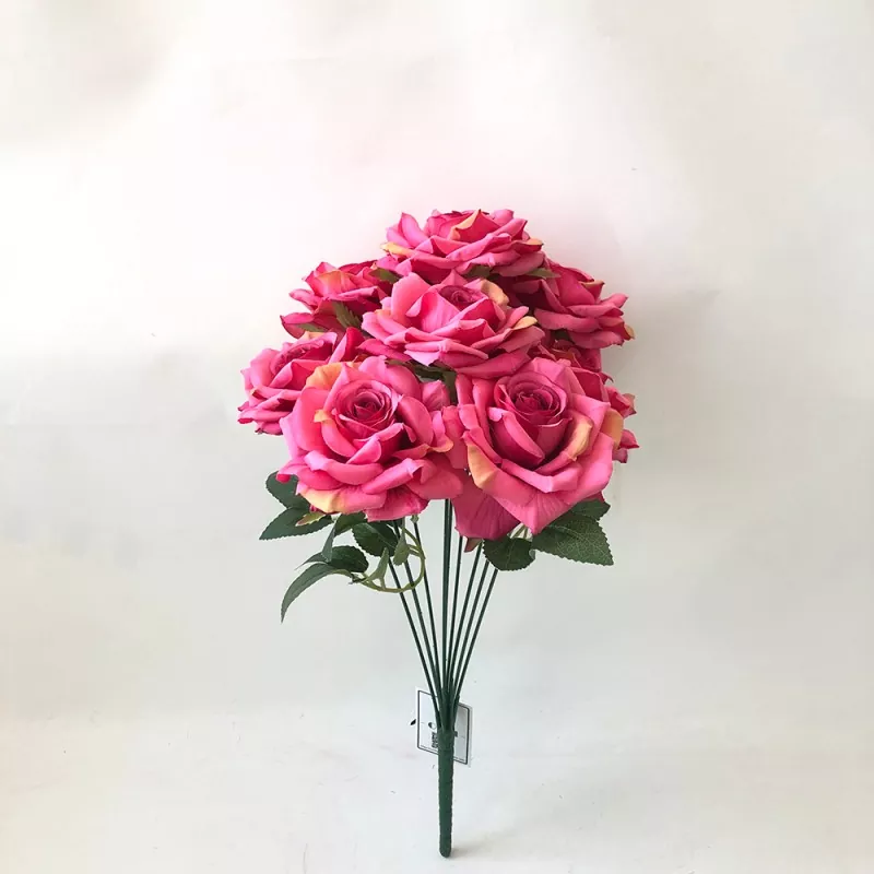 realistic artificial dusty rose bouquet for classy table setup