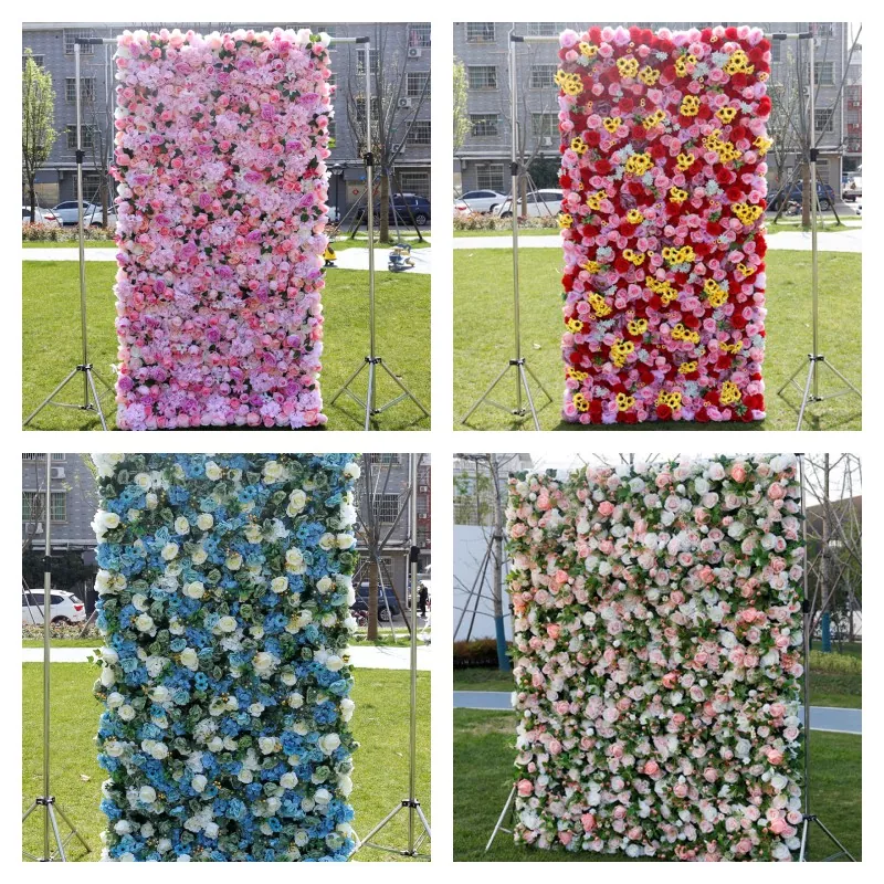 Artificial flower wall panels bulk for exhibitions