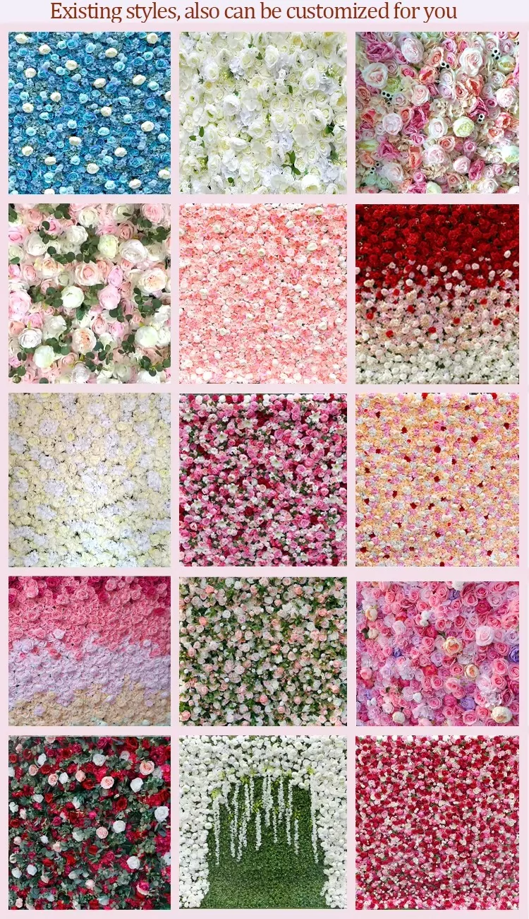 Rose flower wall wholesale for wedding planners